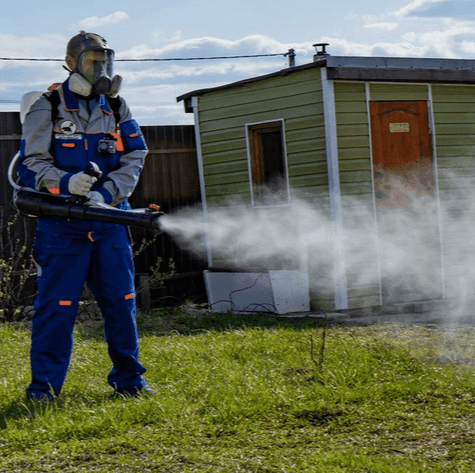 Обработка участка от клещей